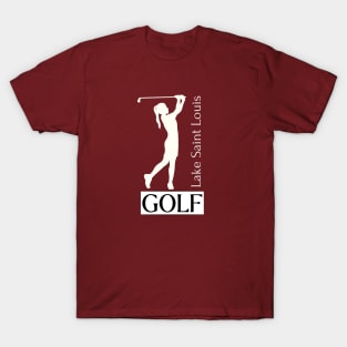 golf silhouette lady T-Shirt